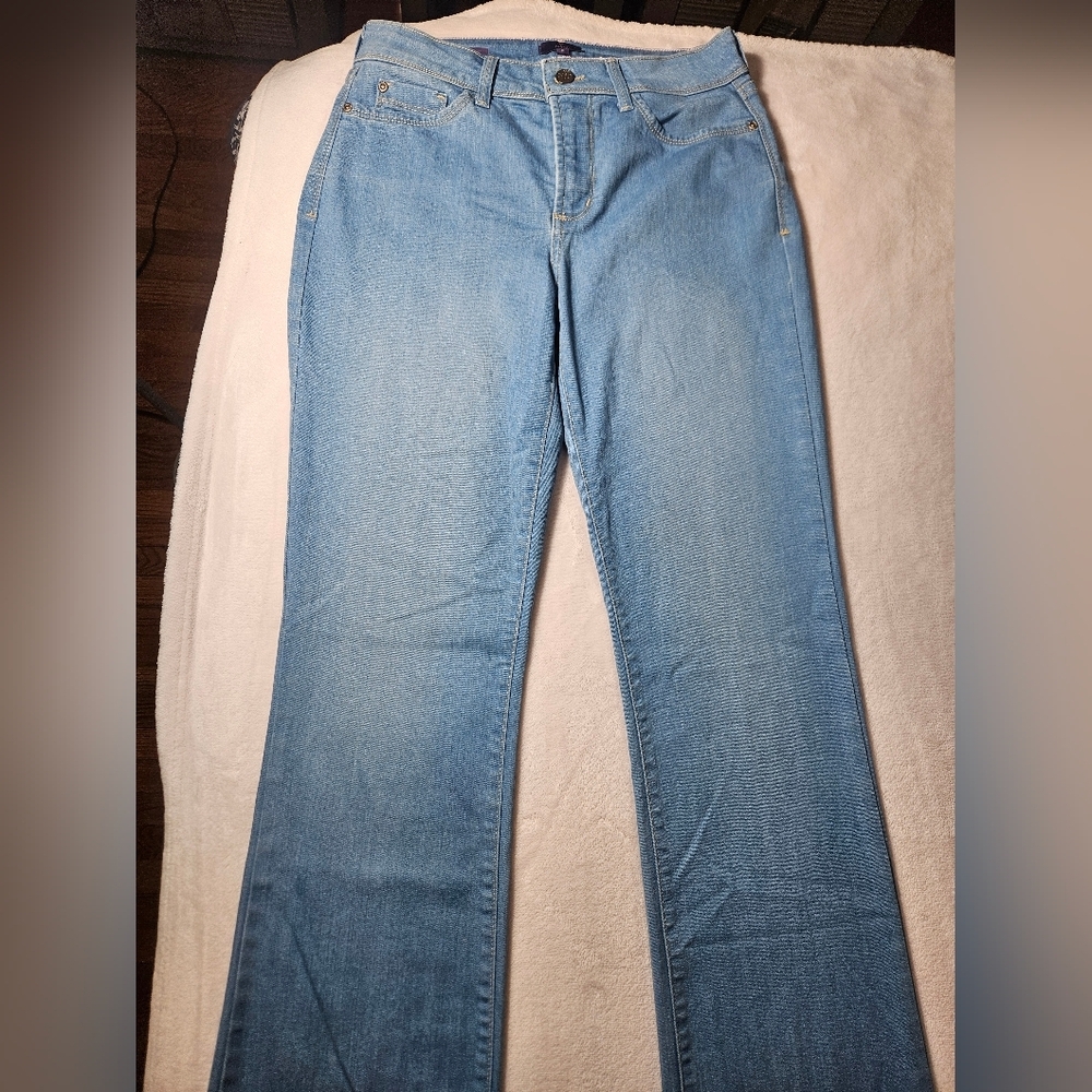 NYDJ Barbara boot Cut Light  Tuck Technology Color Light Blue  Jeans